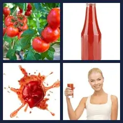 4 Fotos 1 Palabra Nivel TOMATE
