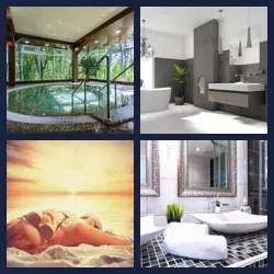 4 Fotos 1 Palabra Nivel BAÑOS