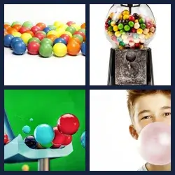 4 Fotos 1 Palabra Nivel CHICLE