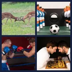 4 Fotos 1 Palabra Nivel RIVALES