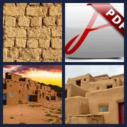 4 Fotos 1 Palabra Nivel ADOBE