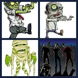 4 Fotos 1 Palabra Nivel ZOMBI
