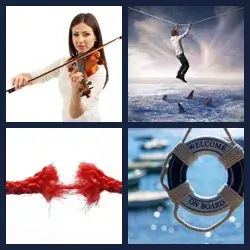 4 Fotos 1 Palabra Nivel CUERDA