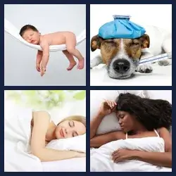 4 Fotos 1 Palabra Nivel DORMIDO