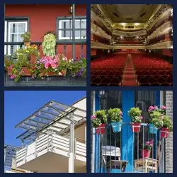 4 Fotos 1 Palabra Nivel BALCON