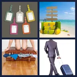4 Fotos 1 Palabra Nivel EQUIPAJE