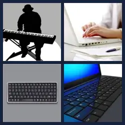 4 Fotos 1 Palabra Nivel TECLADO