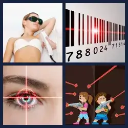 4 Fotos 1 Palabra Nivel LASER